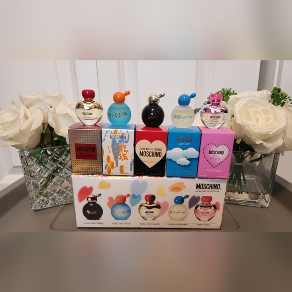 Vintage Feb 2016 Moschino 5pc Miniature Collection Coffret Set - Picture 13 of 16